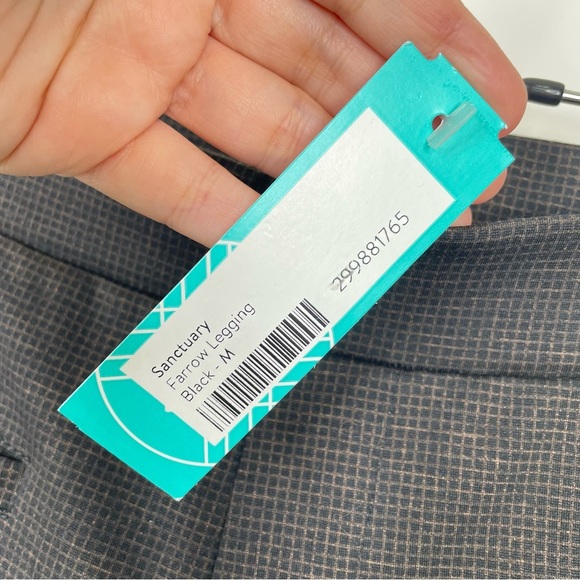 Stitch Fix l Sanctuary Farrow Check Crop Flare Leggings, Medium - Picture 6 of 10